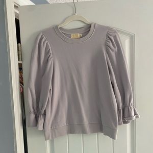 NationLTD Puff Sleeve Sweatshirt